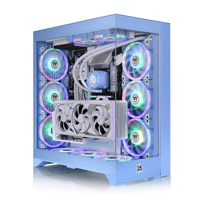 Gabinete THERMALTAKE CA-1Y3-00MFWN-00 - Midi-Tower, PC, Vidrio, SPCC, ATX, EATX, micro ATX, Mini-ITX, Azul Gabinete THERMALTAKE CA-1Y3-00MFWN-00 - Midi-Tower, PC, Vidrio, SPCC, ATX, EATX, micro ATX, Mini-ITX, Azul